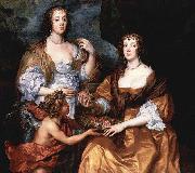 Anthony Van Dyck Portrat der Ladies Elisabeth Thimbleby und Dorothy Viscountess Andover oil painting on canvas